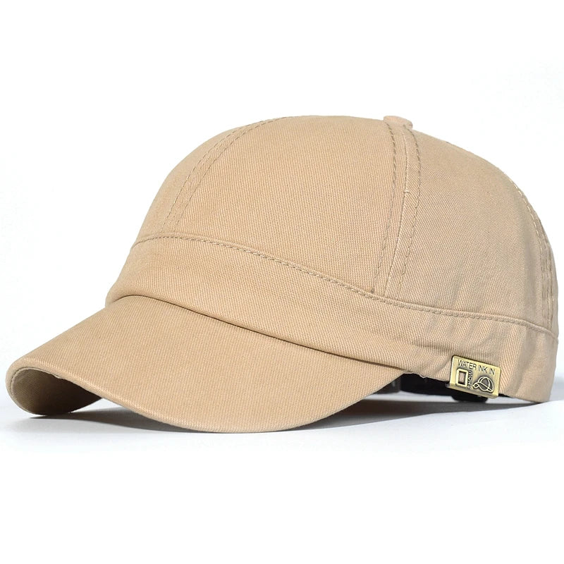 <h2>Boné de Beisebol Vintage Unissex – Aba Curta, Algodão Macio e Ajustável com Estilo Pai e Perfil Baixo</h2>