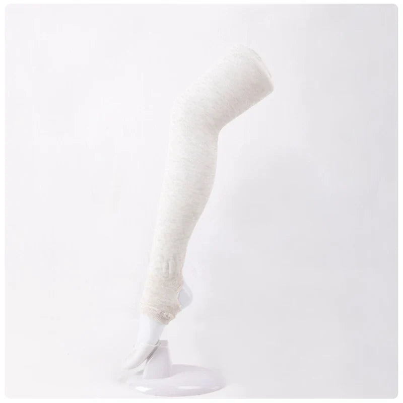 <h2>Meias Longas de Algodão para Mulheres – Meias Altas até a Coxa para Dança, Pilates, Yoga e Treino</h2>