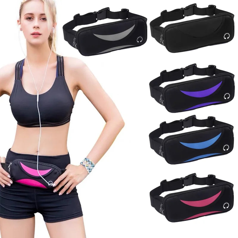 <h2>Bolsa de Cintura Impermeável Unissex – Portátil para Ginásio, Fitness, Corrida e Esportes</h2>