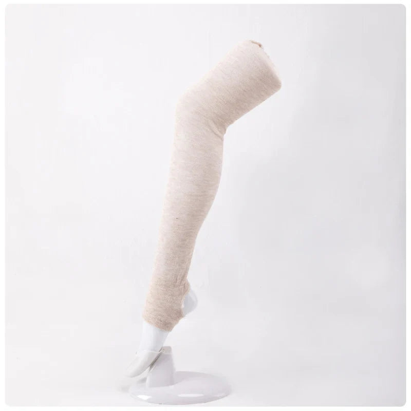<h2>Meias Longas de Algodão para Mulheres – Meias Altas até a Coxa para Dança, Pilates, Yoga e Treino</h2>
