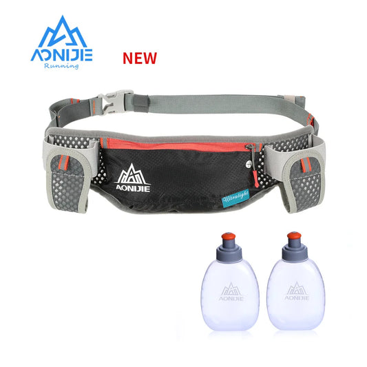 <h2>AONIJIE – Pacote de Cintura para Hidratação com Duas Garrafas de 170ml e Suporte para Telefone</h2>