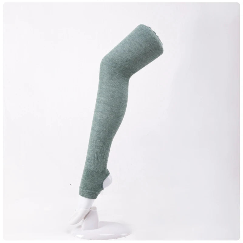 <h2>Meias Longas de Algodão para Mulheres – Meias Altas até a Coxa para Dança, Pilates, Yoga e Treino</h2>
