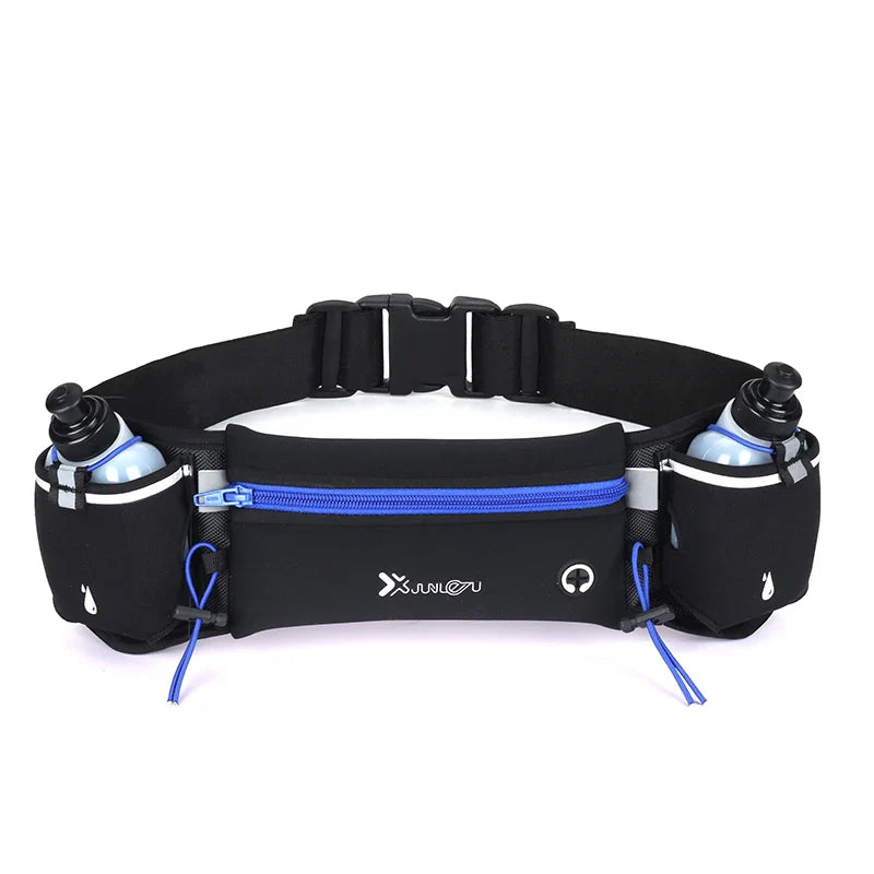 <h2>Bolsa de Cintura Unissex para Corrida e Maratona – Suporte para Telefone e Garrafa</h2>