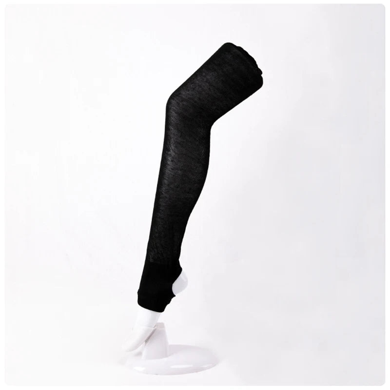 <h2>Meias Longas de Algodão para Mulheres – Meias Altas até a Coxa para Dança, Pilates, Yoga e Treino</h2>