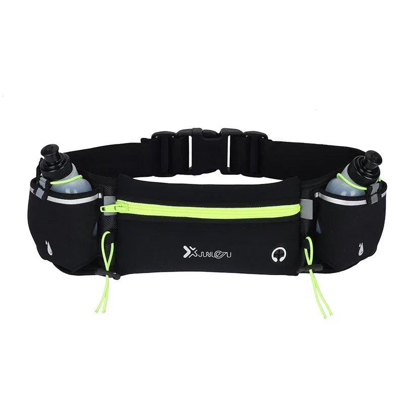<h2>Bolsa de Cintura Unissex para Corrida e Maratona – Suporte para Telefone e Garrafa</h2>