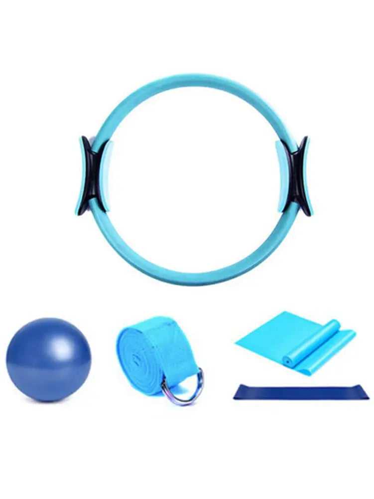 <h2>Conjunto de 5 Anéis Pilates – Equipamento Fitness para Remodelar e Treinar Corpo Feminino</h2>