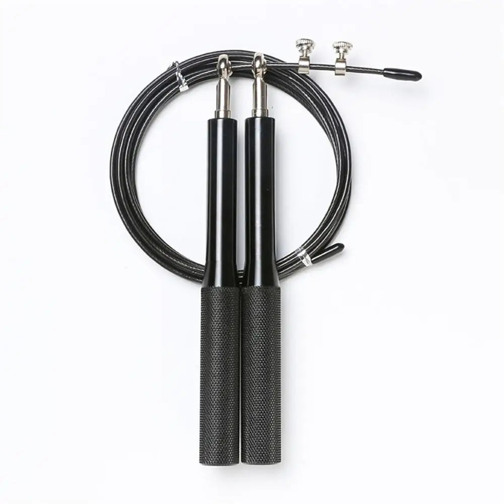 <h2>Corda de Pular 2,8m com Cabo de Aço Inoxidável – Ajustável para Treinamento Interno e Externo</h2>