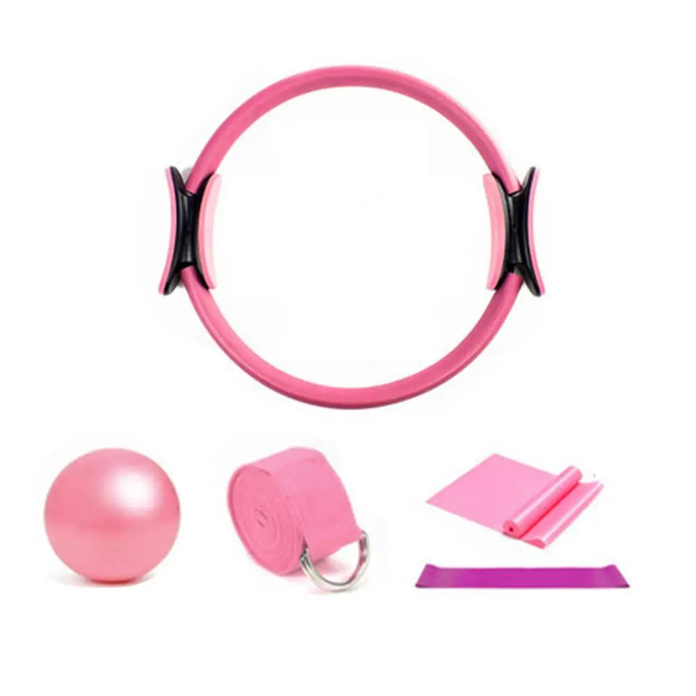 <h2>Conjunto de 5 Anéis Pilates – Equipamento Fitness para Remodelar e Treinar Corpo Feminino</h2>