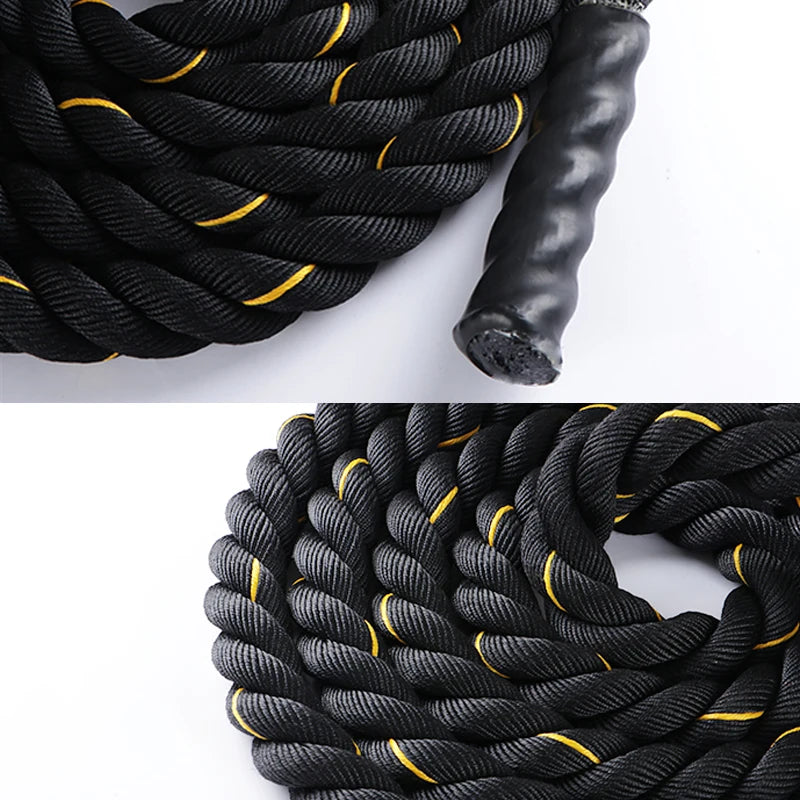 <h2>Corda de Batalha para Fitness e Crossfit – Corda Pesada para Treinamento de Força, 9m a 15m</h2>