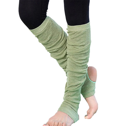 <h2>Meias Longas de Algodão para Mulheres – Meias Altas até a Coxa para Dança, Pilates, Yoga e Treino</h2>
