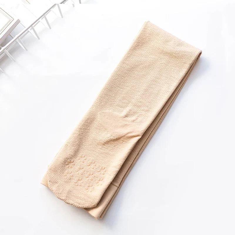 <h2>Meias Longas Antiderrapantes para Mulheres – Meias Altas de Cor Sólida para Yoga e Fitness em Ambientes Internos</h2>