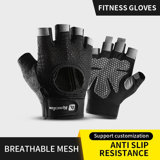 <h2>Luvas Esportivas Antiderrapantes para Homens e Mulheres – Meio Dedo para Fitness, Skate, Ciclismo, Corrida e Ginásio</h2>