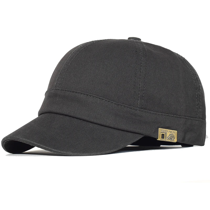 <h2>Boné de Beisebol Vintage Unissex – Aba Curta, Algodão Macio e Ajustável com Estilo Pai e Perfil Baixo</h2>