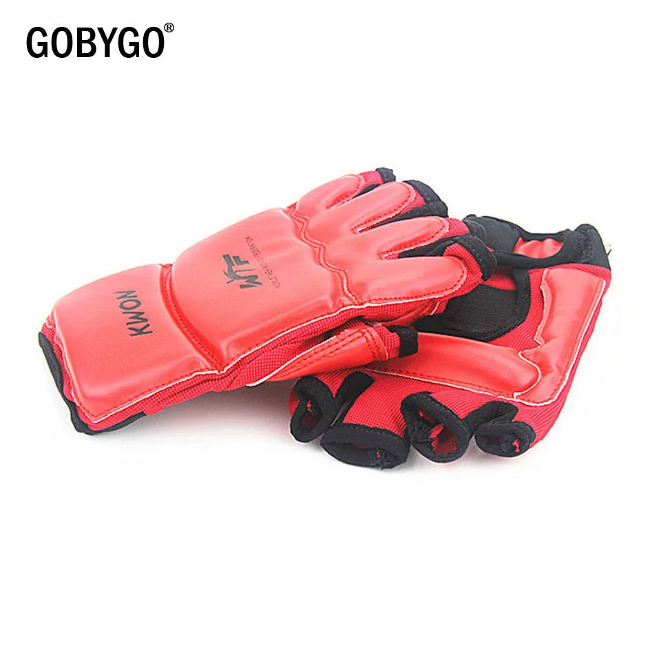<h2>Luvas de Boxe GOBYGO MMA Meio Dedo – Luvas de Couro PU para Kickboxing e Muay Thai, Crianças e Homens</h2>