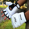<h2>Luvas de Boxe GOBYGO MMA Meio Dedo – Luvas de Couro PU para Kickboxing e Muay Thai, Crianças e Homens</h2>