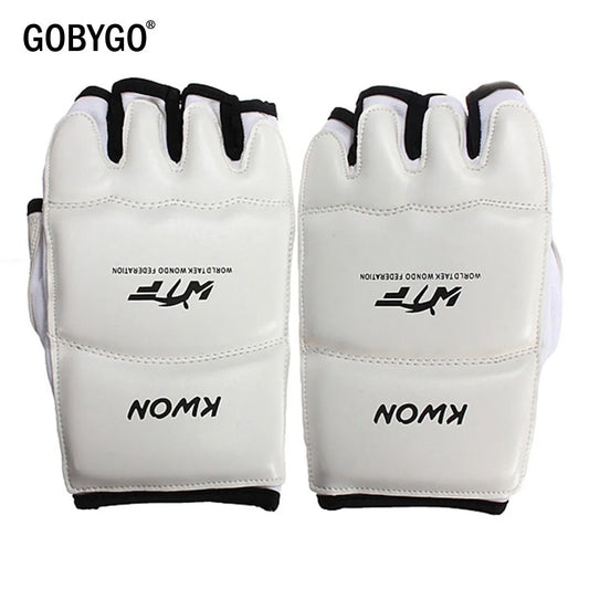 <h2>Luvas de Boxe GOBYGO MMA Meio Dedo – Luvas de Couro PU para Kickboxing e Muay Thai, Crianças e Homens</h2>