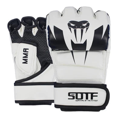<h2>Luvas MMA Branco SOTF Serpente Veneziana – Luvas Multicoloridas MMA Tiger Muay Thai para Treinamento e Luta</h2>