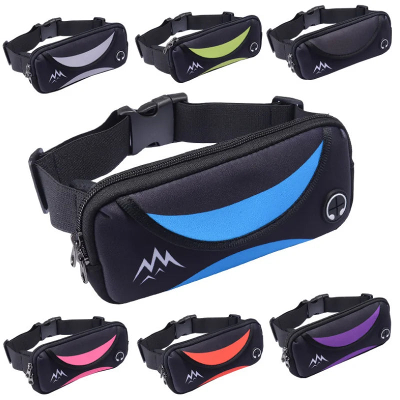 <h2>Bolsa de Cintura Impermeável Unissex – Portátil para Ginásio, Fitness, Corrida e Esportes</h2>