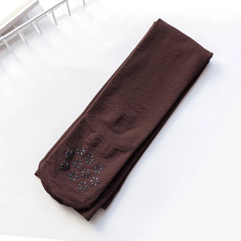 <h2>Meias Longas Antiderrapantes para Mulheres – Meias Altas de Cor Sólida para Yoga e Fitness em Ambientes Internos</h2>