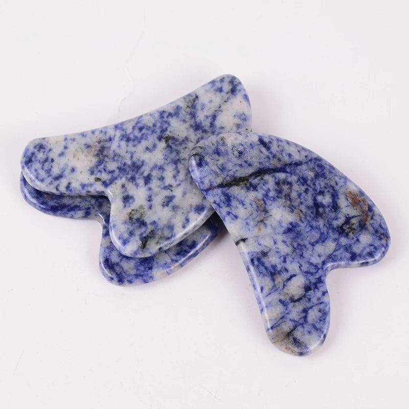 <h2>Massageador para Ombros e Pescoço com Rolo de Sodalita – Ferramenta Gua Sha para Cuidados Corporais</h2>