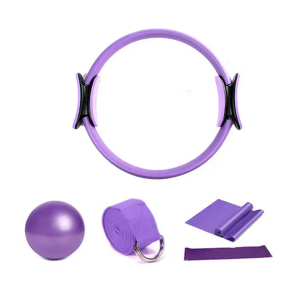 <h2>Conjunto de 5 Anéis Pilates – Equipamento Fitness para Remodelar e Treinar Corpo Feminino</h2>
