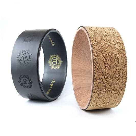 <h2>Roda de Yoga Profissional em Madeira Macia – Ferramenta para Pilates, Treino Funcional e Musculação em Casa</h2>