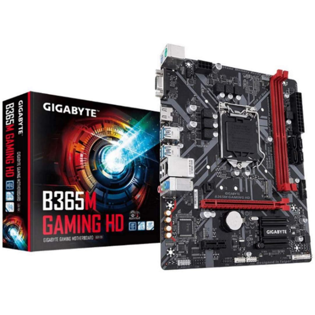 <h2>Placa-Mãe GIGABYTE B365M Gaming HD, Intel LGA 1151, Micro ATX, DDR4</h2>