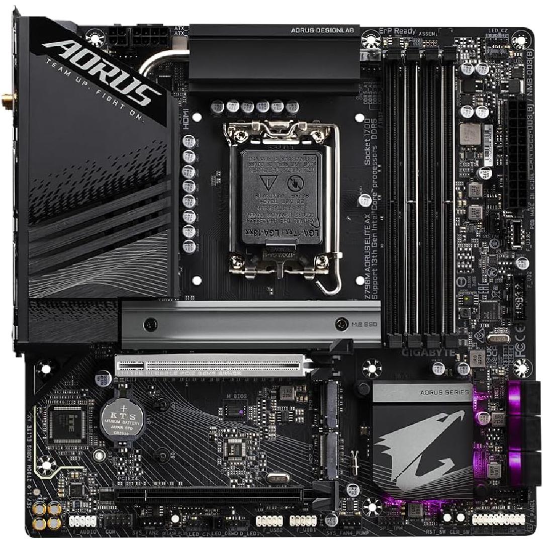 Placa-Mãe Gigabyte Z790M AORUS Elite AX