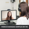 Webcam Logitech C270 HD com Microfone Integrado - USB - Widescreen 720p