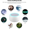Máquina de Ruído Branco Recarregável com Bluetooth e Luz Noturna