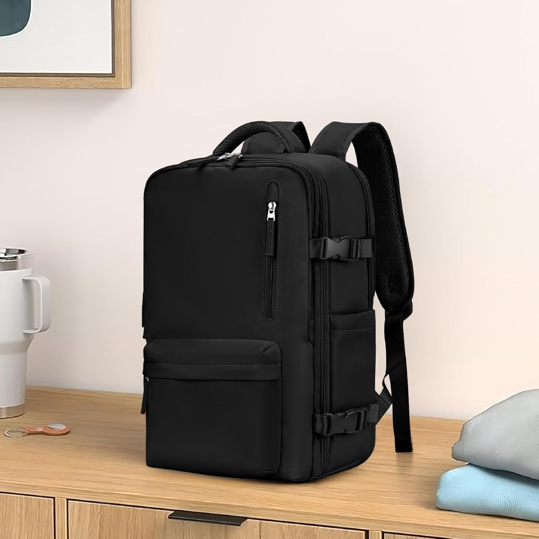 Mochila de Viagem Grande Feminina Impermeável com Compartimento para Calçados