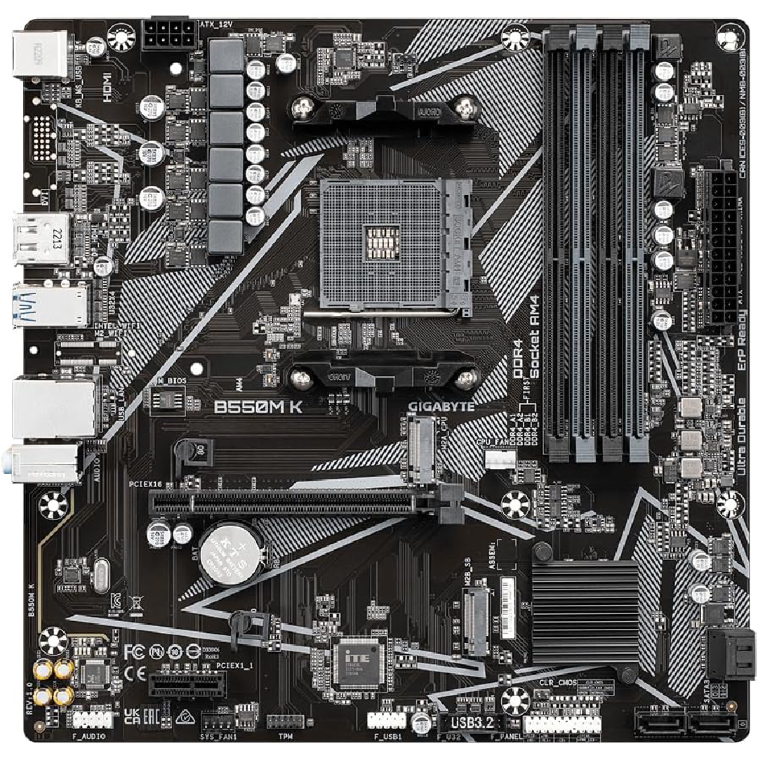 Placa-Mãe Gigabyte B550M Gaming