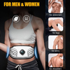 Cinto de Treinamento Abdominal Eletrônico para Tonificação Muscular - Portátil para Abdômen, Braço e Perna