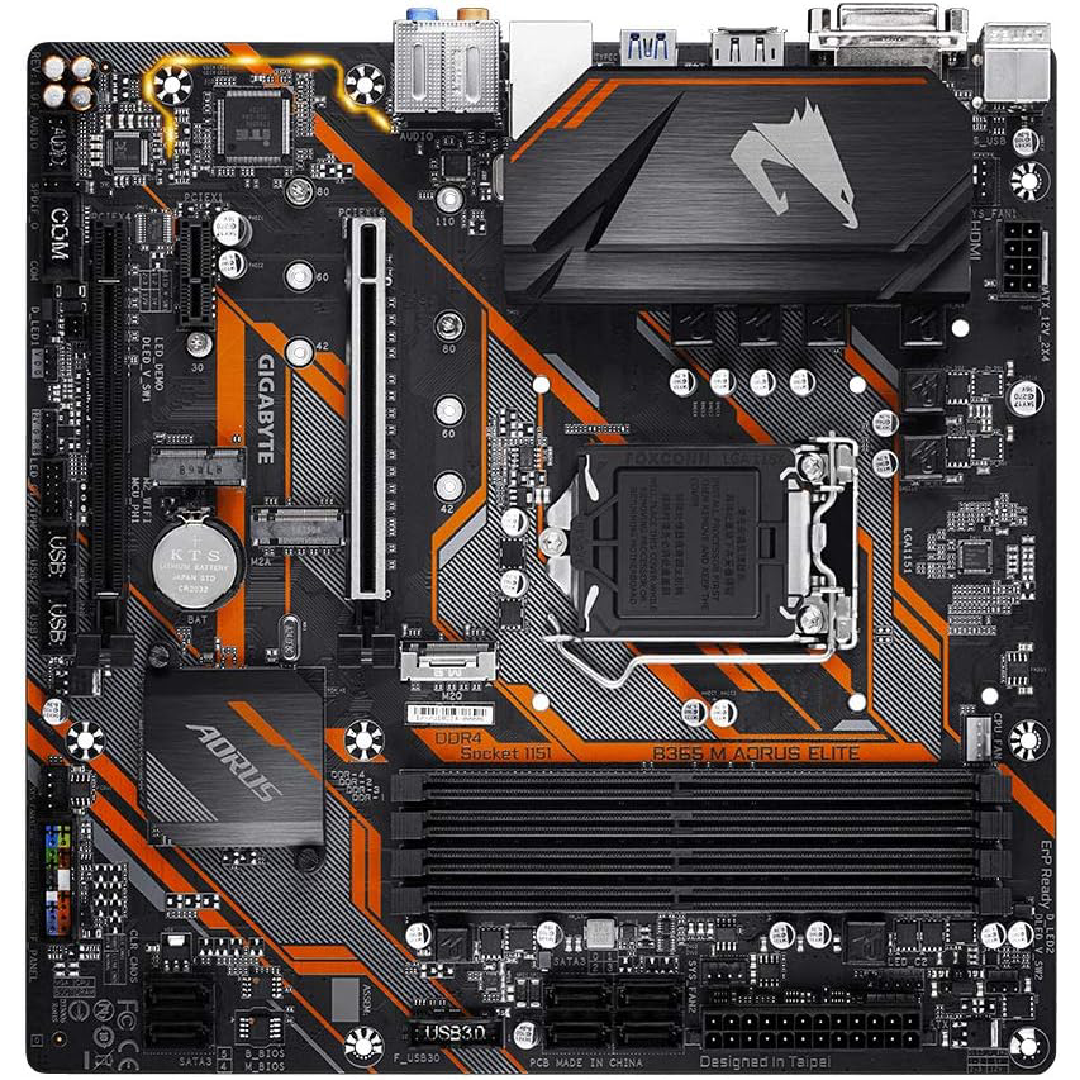 Placa-Mãe Gigabyte Aorus B365 M Aorus Elite