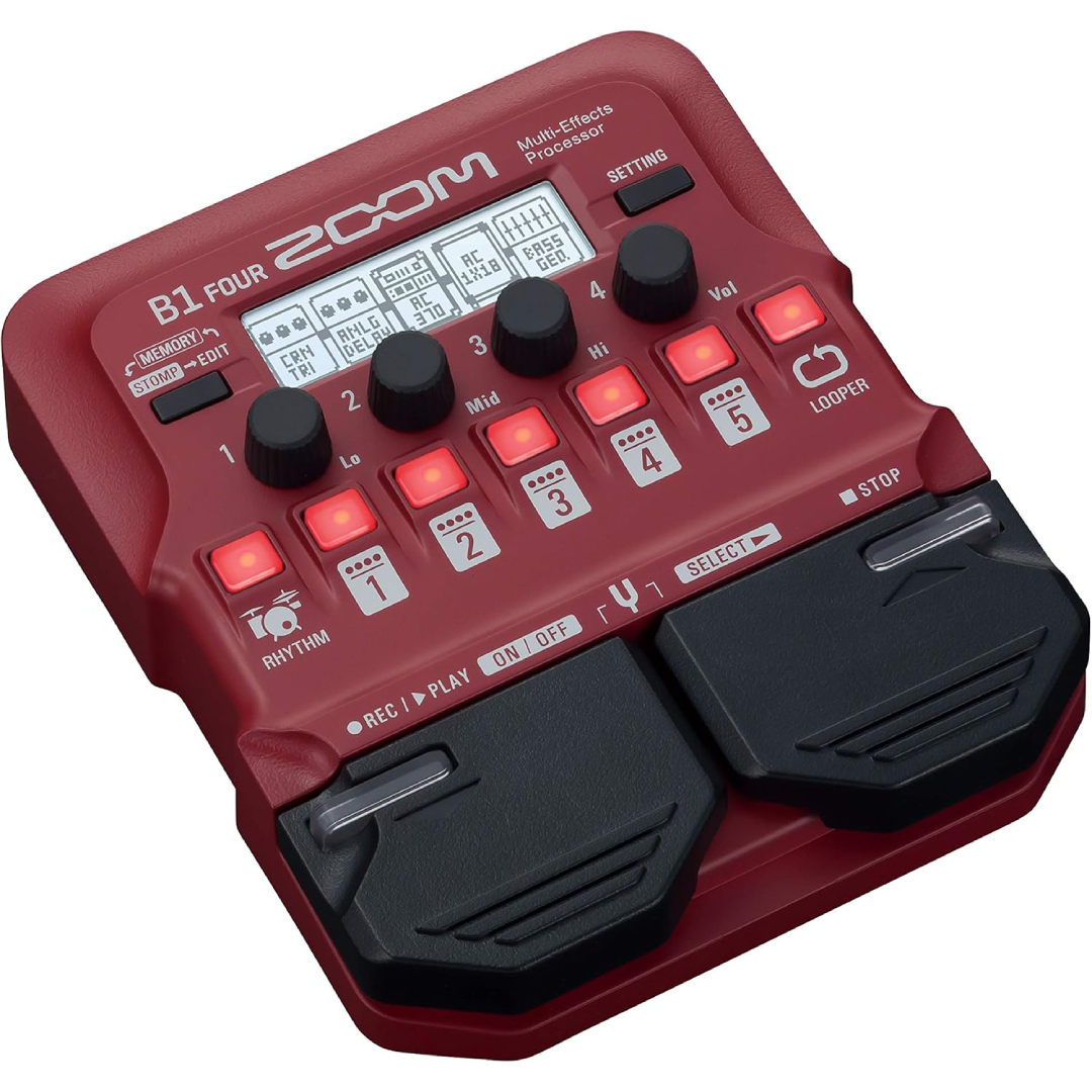 Processador de Efeitos Zoom B1 Four para Baixo
