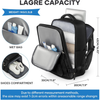 Mochila de Viagem Grande Feminina Impermeável com Compartimento para Calçados
