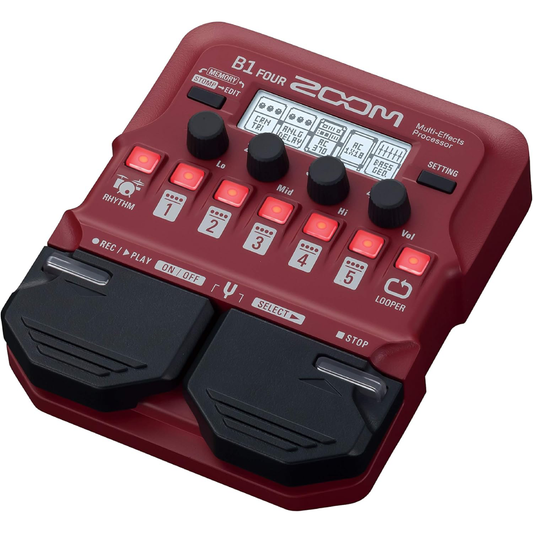 Processador de Efeitos Zoom B1 Four para Baixo