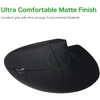 Mouse Vertical Sem Fio para Canhotos - 2.4G Wireless
