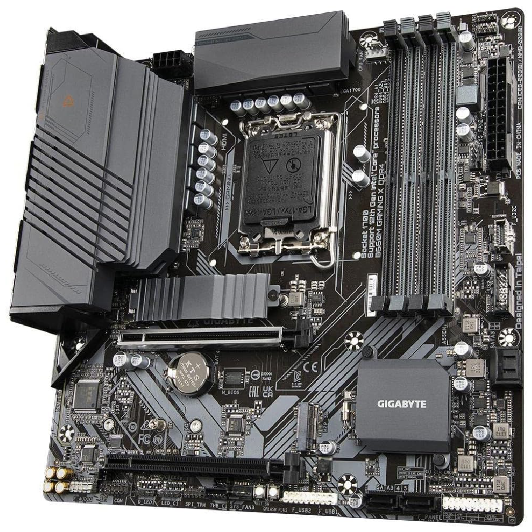 Placa-Mãe GIGABYTE B660M Gaming X DDR4 LGA1700 mATX M.2 USB-C
