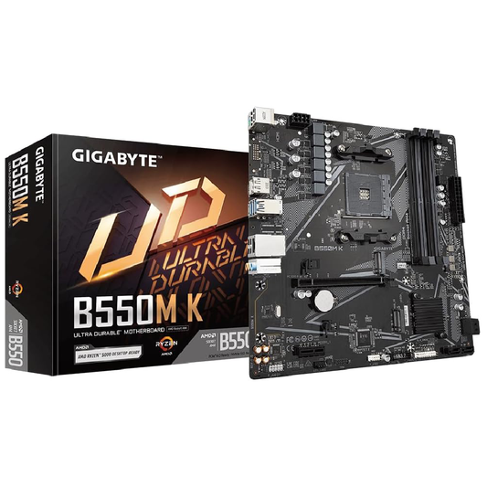 Placa-Mãe GIGABYTE B550M K (AM4/DDR4/HDMI/DP/M.2/SATA/USB 3.2)
