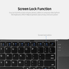Teclado Bluetooth Dobrável Btuty com Touchpad Integrado