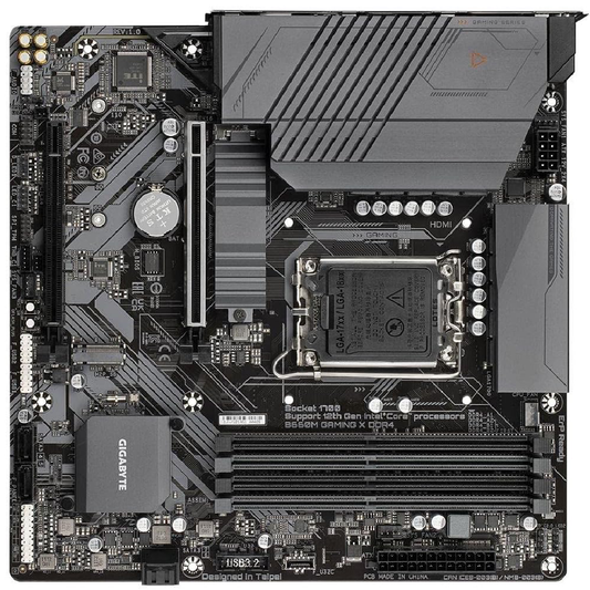 Placa-Mãe GIGABYTE B660M Gaming X DDR4 LGA1700 mATX M.2 USB-C