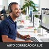 Webcam Logitech C270 HD com Microfone Integrado - USB - Widescreen 720p