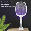 Raquete Elétrica Zapper Bug Mata-Mosquitos USB Recarregável