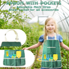 Kit de Ferramentas de Jardinagem Infantil com 9 Peças e Bolsa
