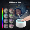 Máquina de Ruído Branco Recarregável com Bluetooth e Luz Noturna