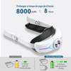 Faixa de Cabeça Elite com Bateria 8000mAh e Luzes para Meta Quest 2 - Branco