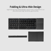 Teclado Bluetooth Dobrável Btuty com Touchpad Integrado