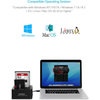 Dock Station SATA 2.5 e 3.5 com 2 Entradas - Função Clone Offline