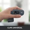 Webcam Logitech C270 HD com Microfone Integrado - USB - Widescreen 720p